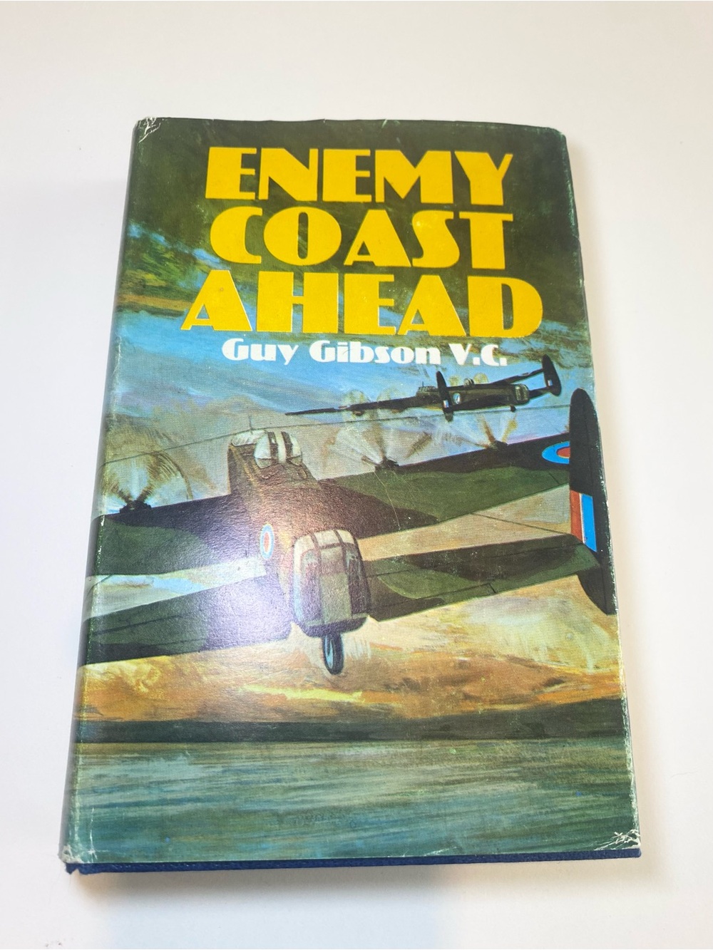 Enemy Coast Ahead Guy Gibson VC 1969 HC DJ Dambusters WWII RAF Biography